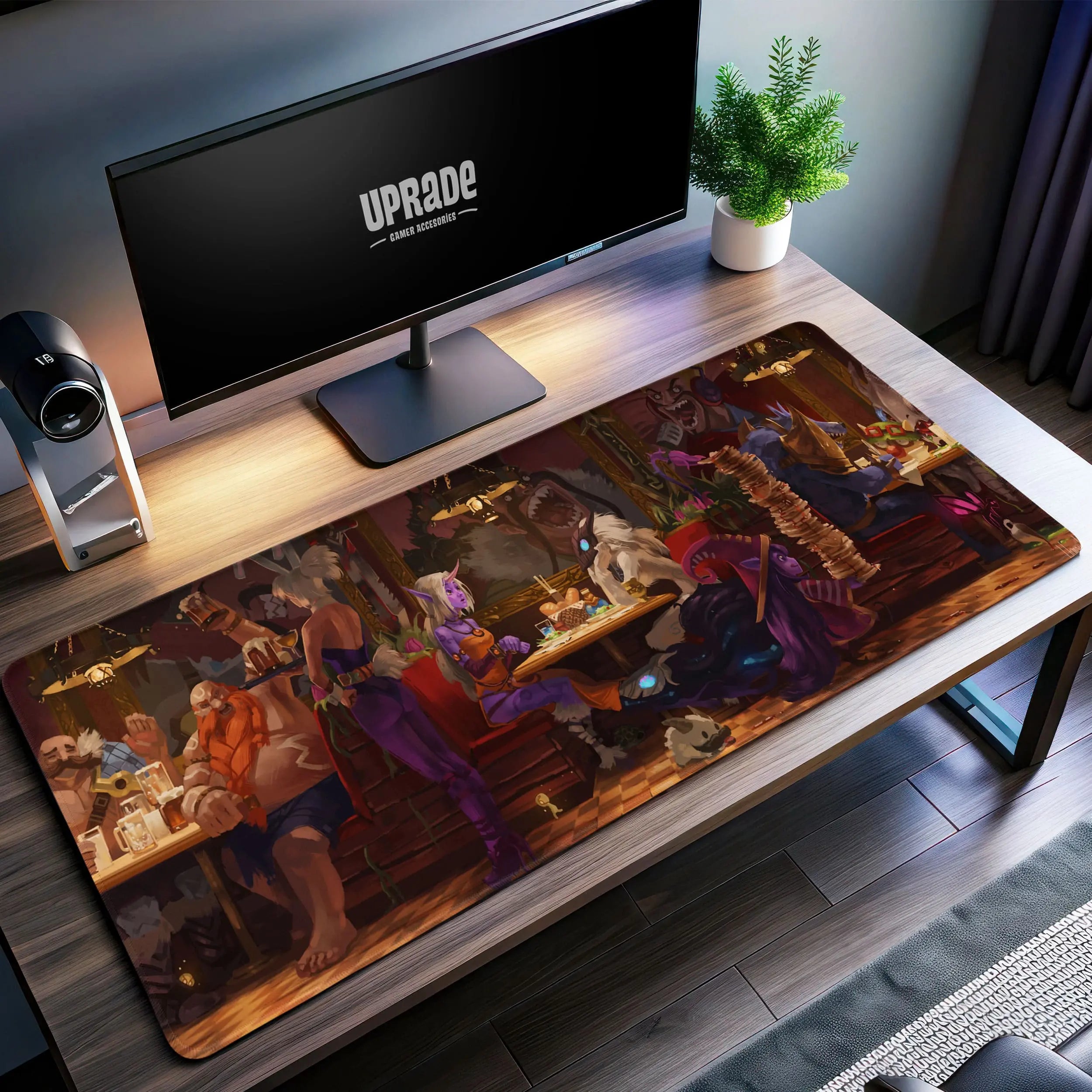 Allleftout League Of Legends Champions Caf Desk Mat, Gaming Mouse Pad