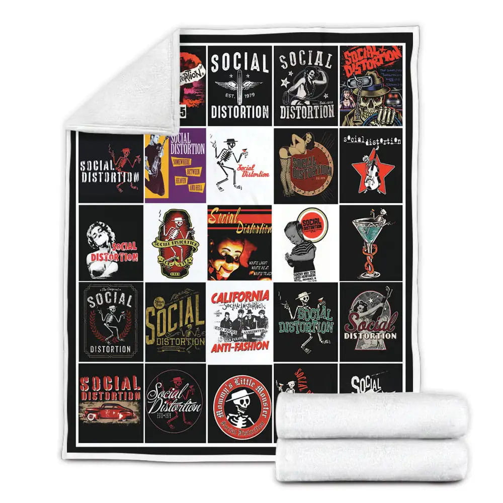 Social Distortion Albums Cover Poster Fleece Blanket 