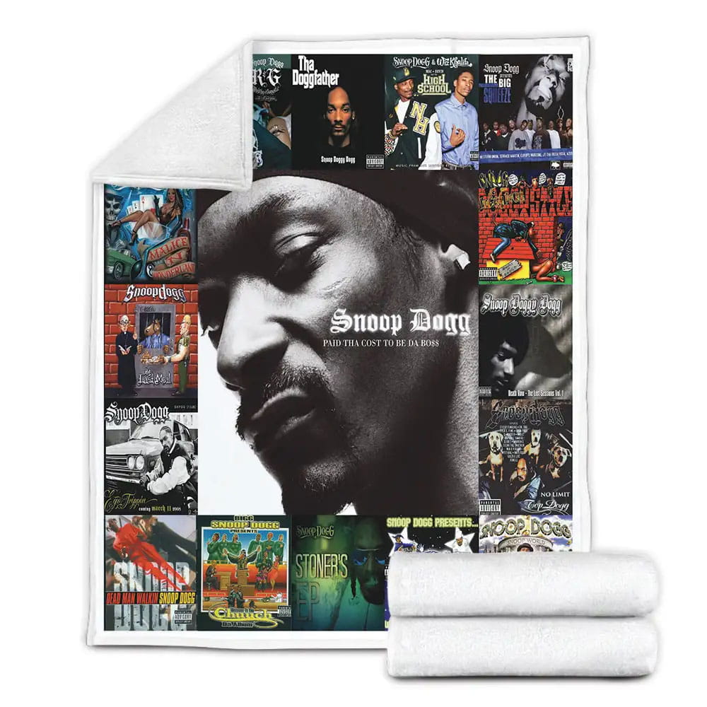 Snoop Dogg Fleece Blanket Gift For Besties