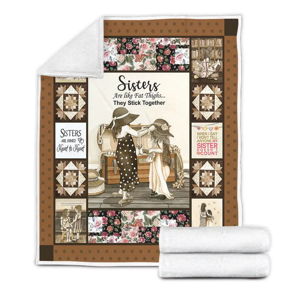 Sisters Fleece Blanket 