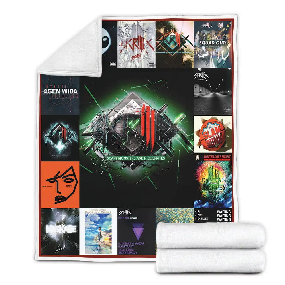 Skrillex Albums Fleece Blanket Gift For Besties