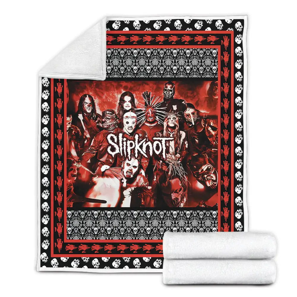 Slipknot Band Fleece Blanket Gift For Mothers Day Fathers Day