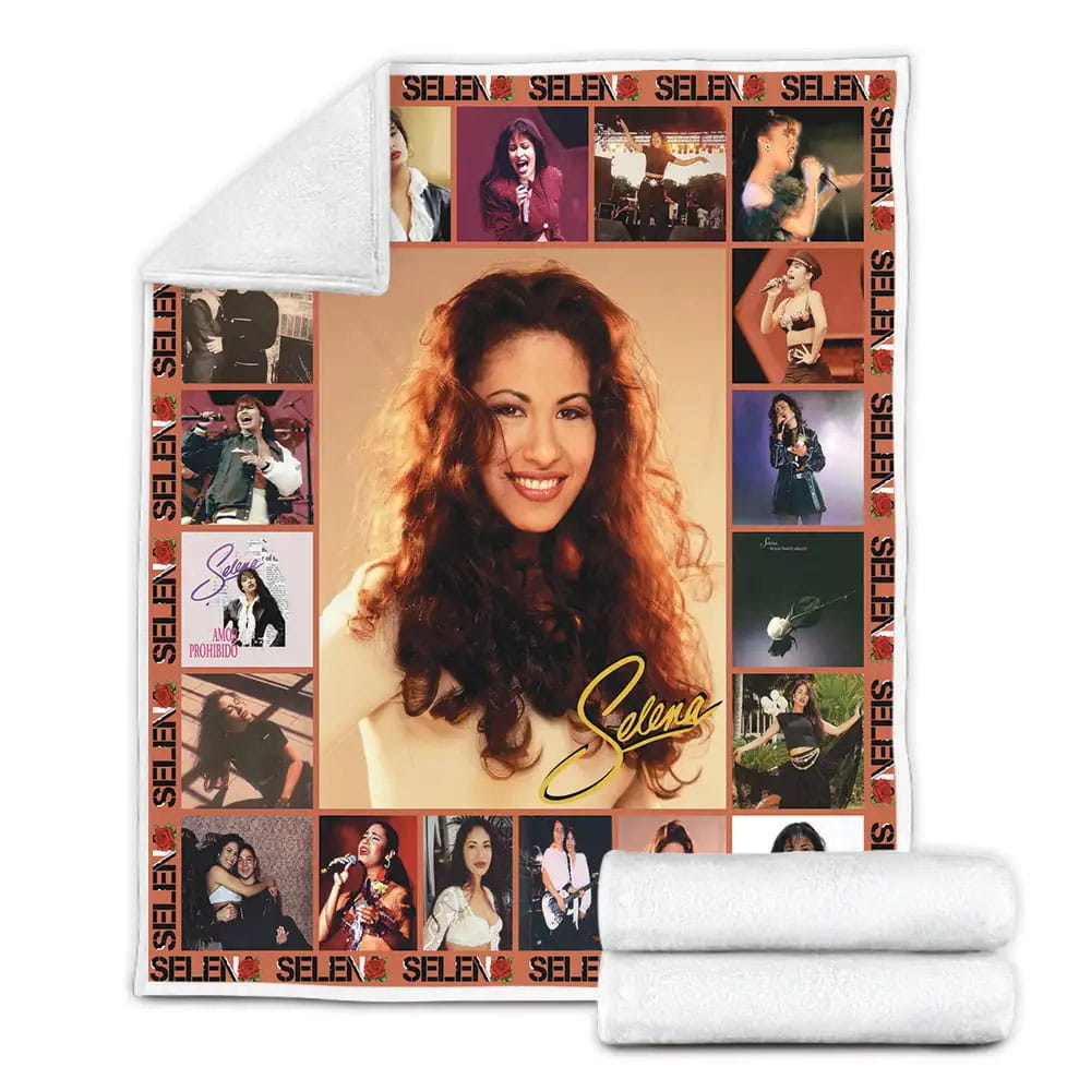 Selena Quintanilla Fleece Blanket Gift For Mothers Day Fathers Day