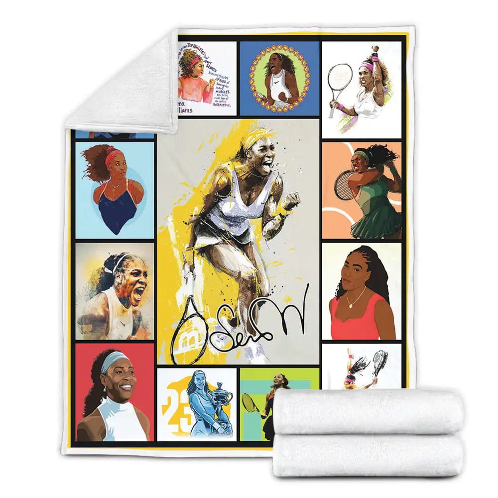 Serena Williams Fleece Blanket Gift For Wife Husband