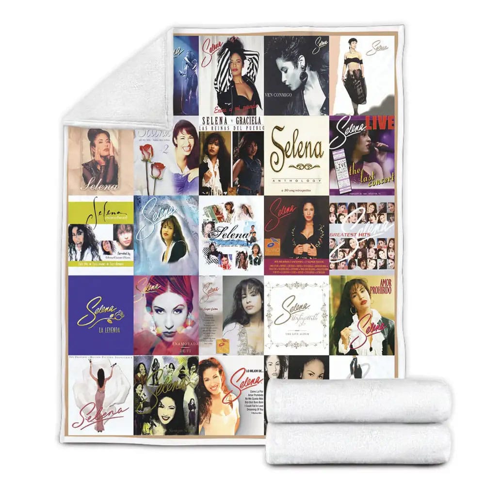 Selena Quintanilla Fleece Blanket Gift For Wife Husband