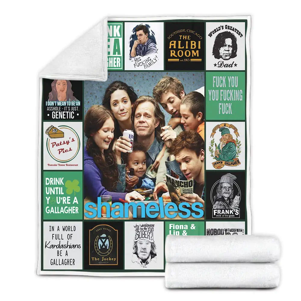 Shameless Fleece Blanket Gift For Besties