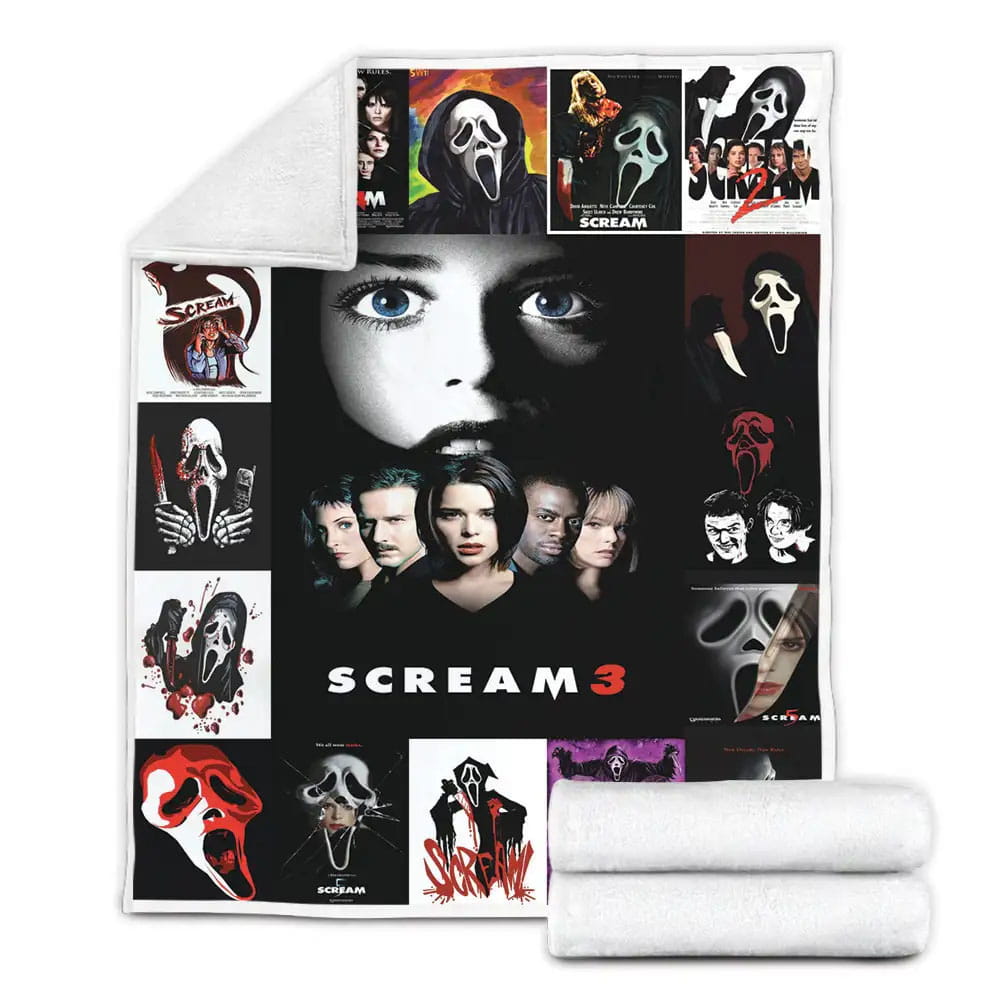 Scream 3 Fleece Blanket Gift For Besties