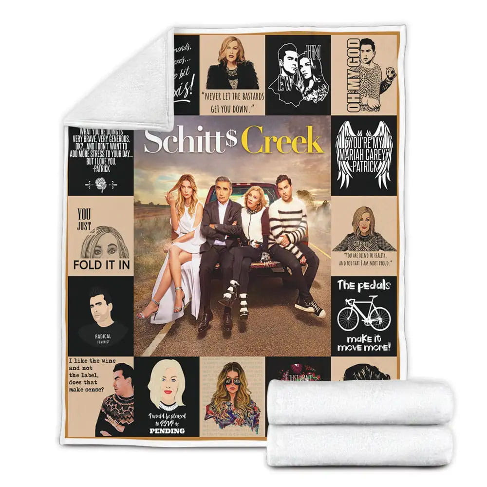 Schitts Creek Fleece Blanket Gift For Besties