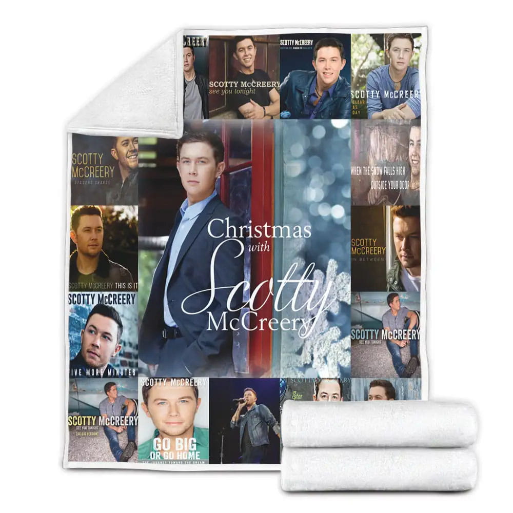 Scotty Mccreery Albums Fleece Blanket Gift For Mothers Day Fathers Day
