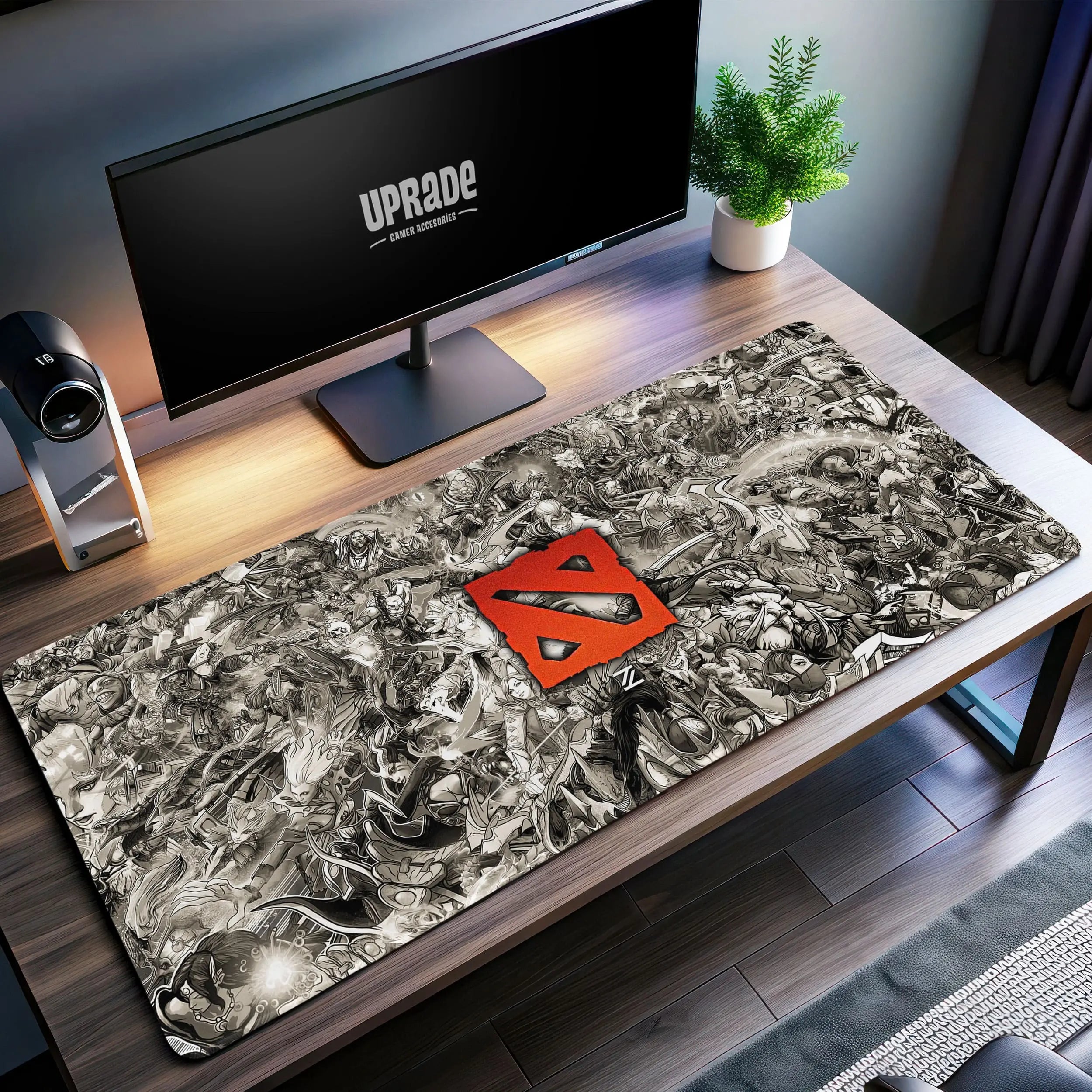 Allleftout Dota 2 Heroes Desk Mat, Epic Gaming Mouse Pad