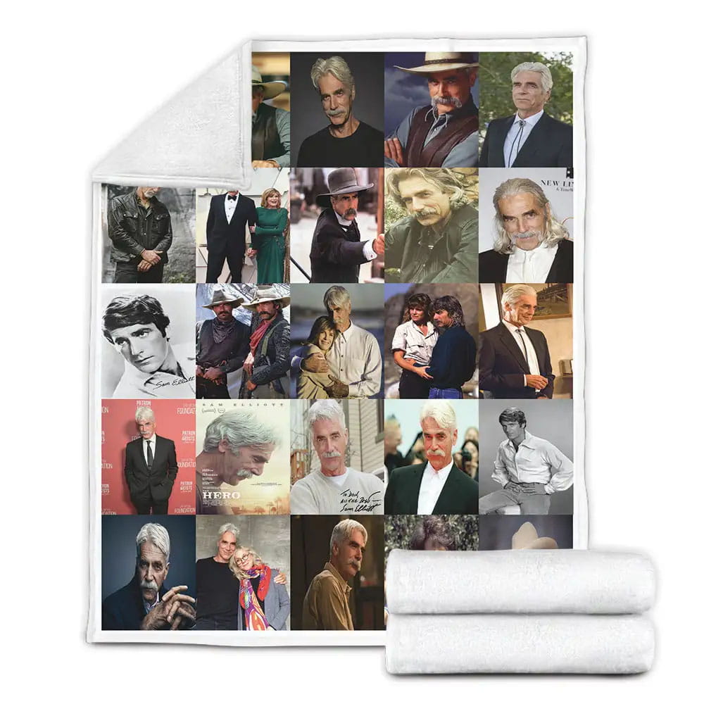 Sam Elliott Fleece Blanket 