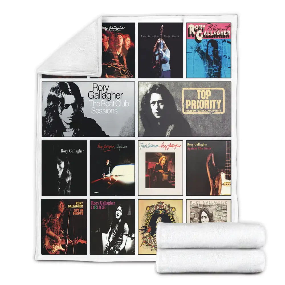 Rory Gallagher Best Albums Fleece Blanket Gift For Besties
