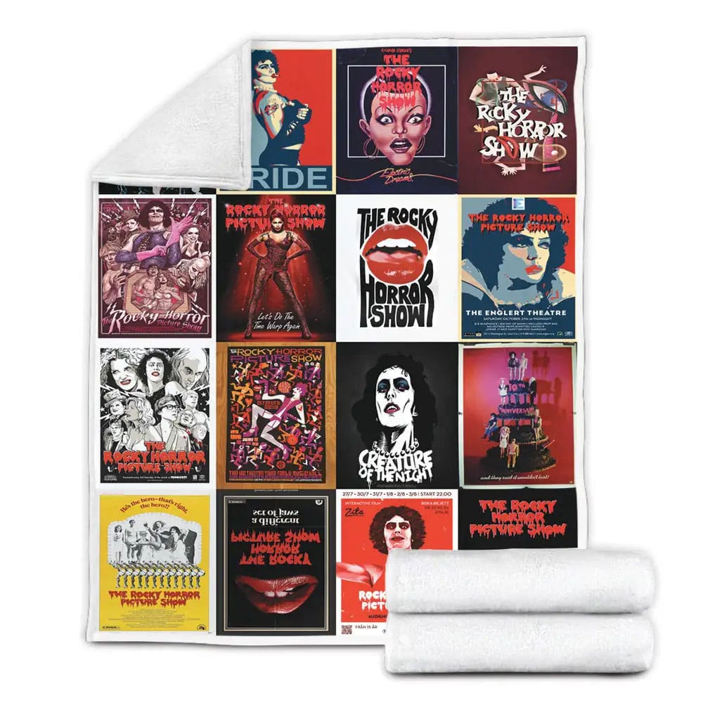 Rocky Horror Picture Show Fleece Blanket Gift For Birthday Halloween Christmas