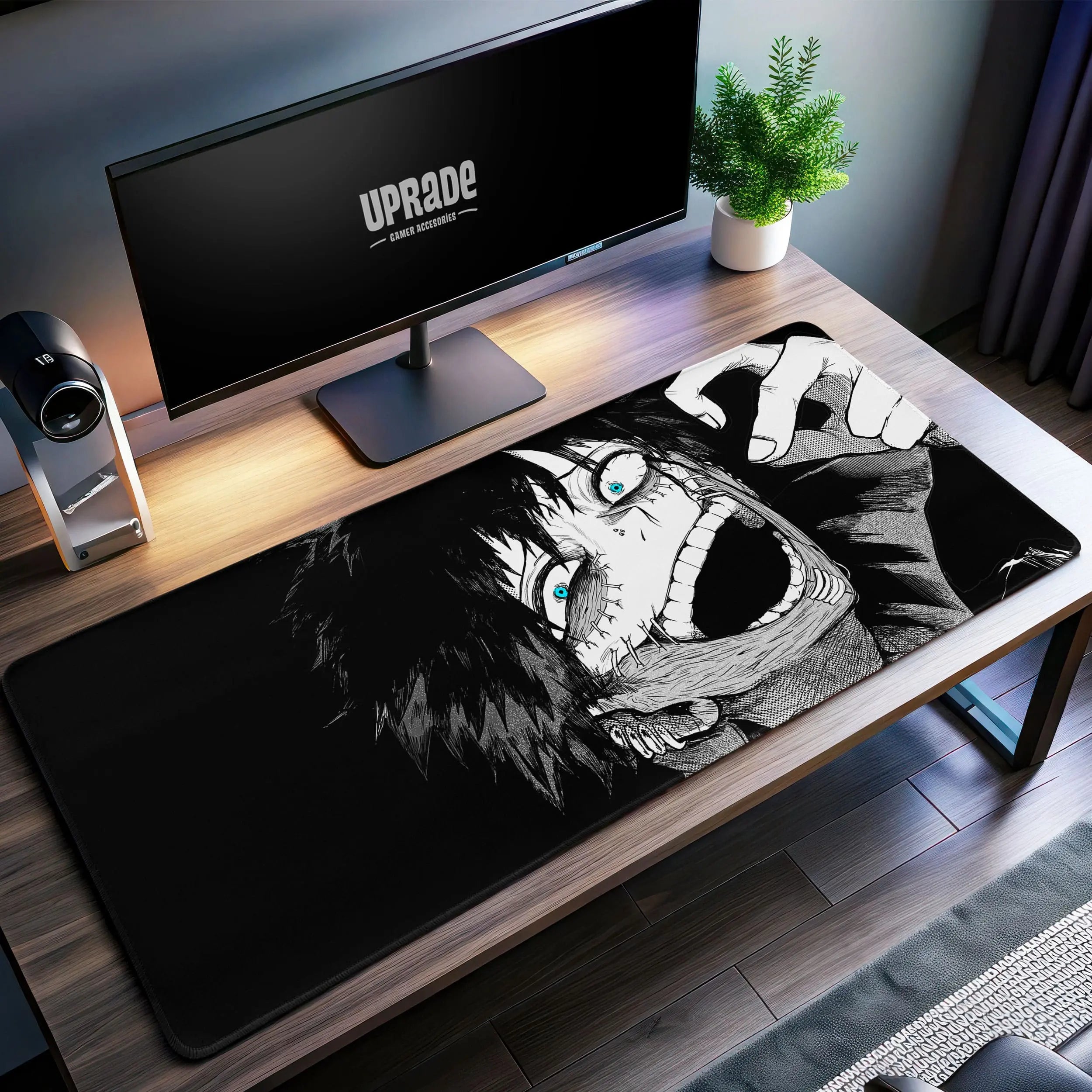 Allleftout Dabi Chaos Desk Mat, My Hero Academia Mouse Pad