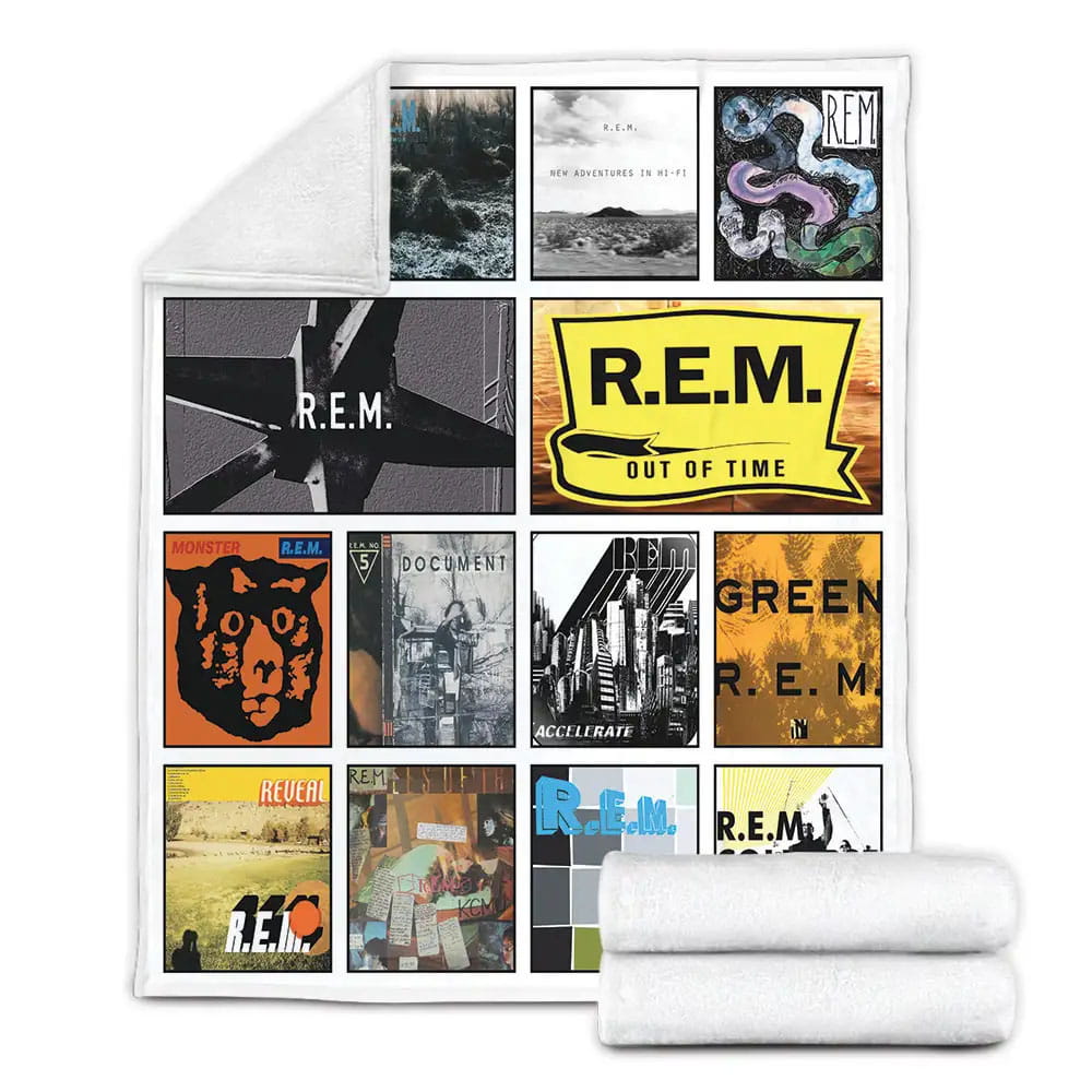 REM Best Albums Fleece Blanket Gift For Mothers Day Fathers Day