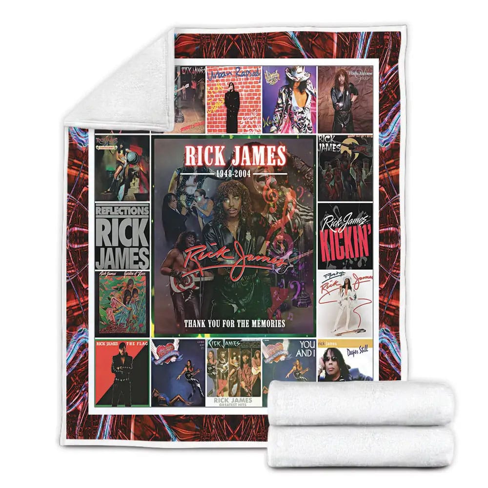 Rick James Fleece Blanket Gift For Besties