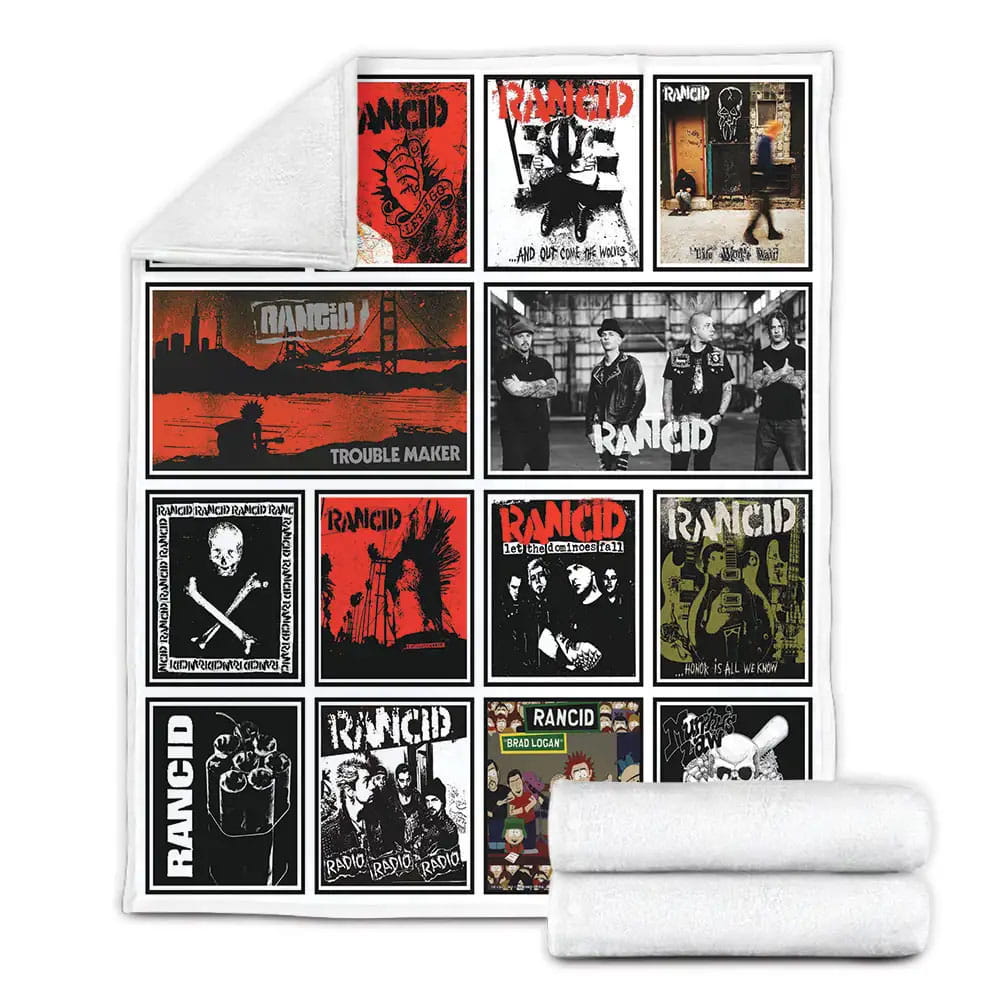 Rancid Album Covers Fleece Blanket Gift For Besties