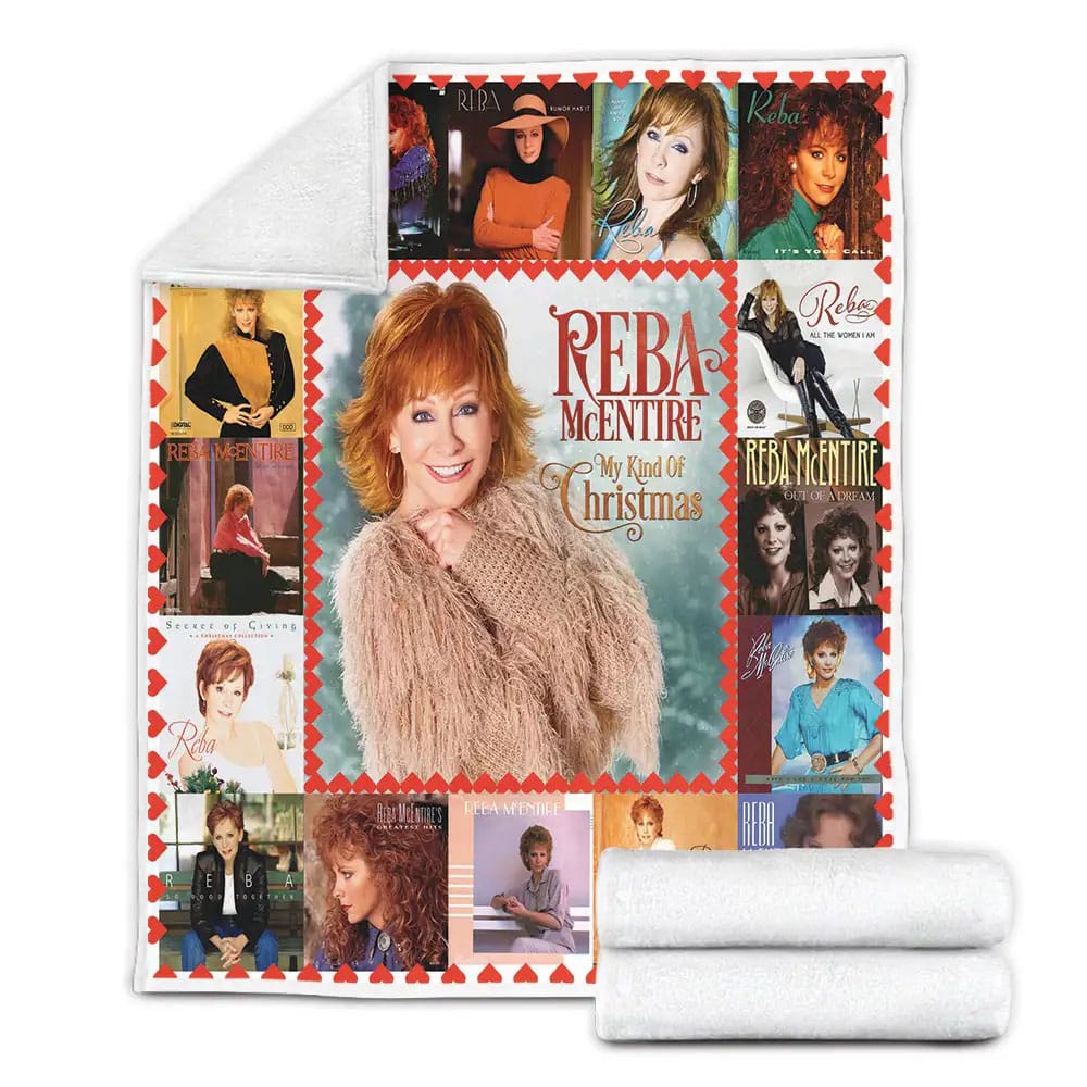 Reba Mcentire Fleece Blanket Gift For Wife Husband