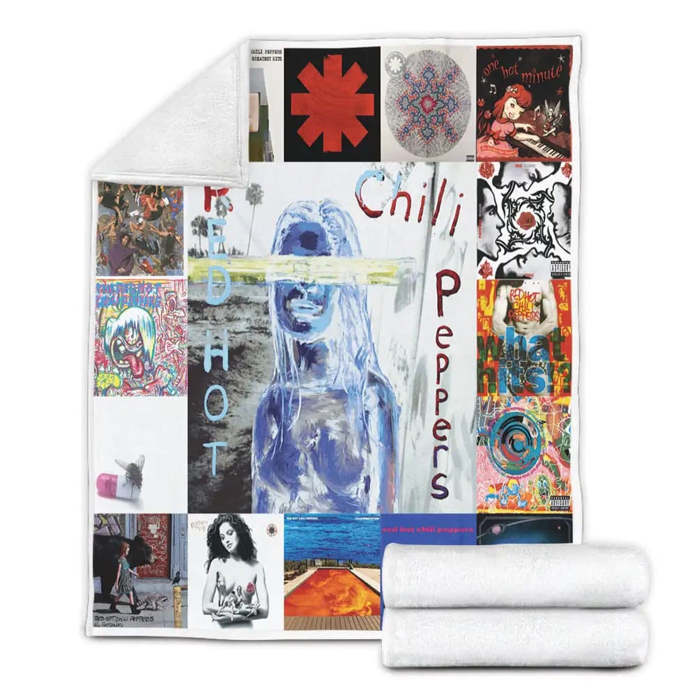Red Hot Chili Peppers Albums Fleece Blanket Gift For Besties