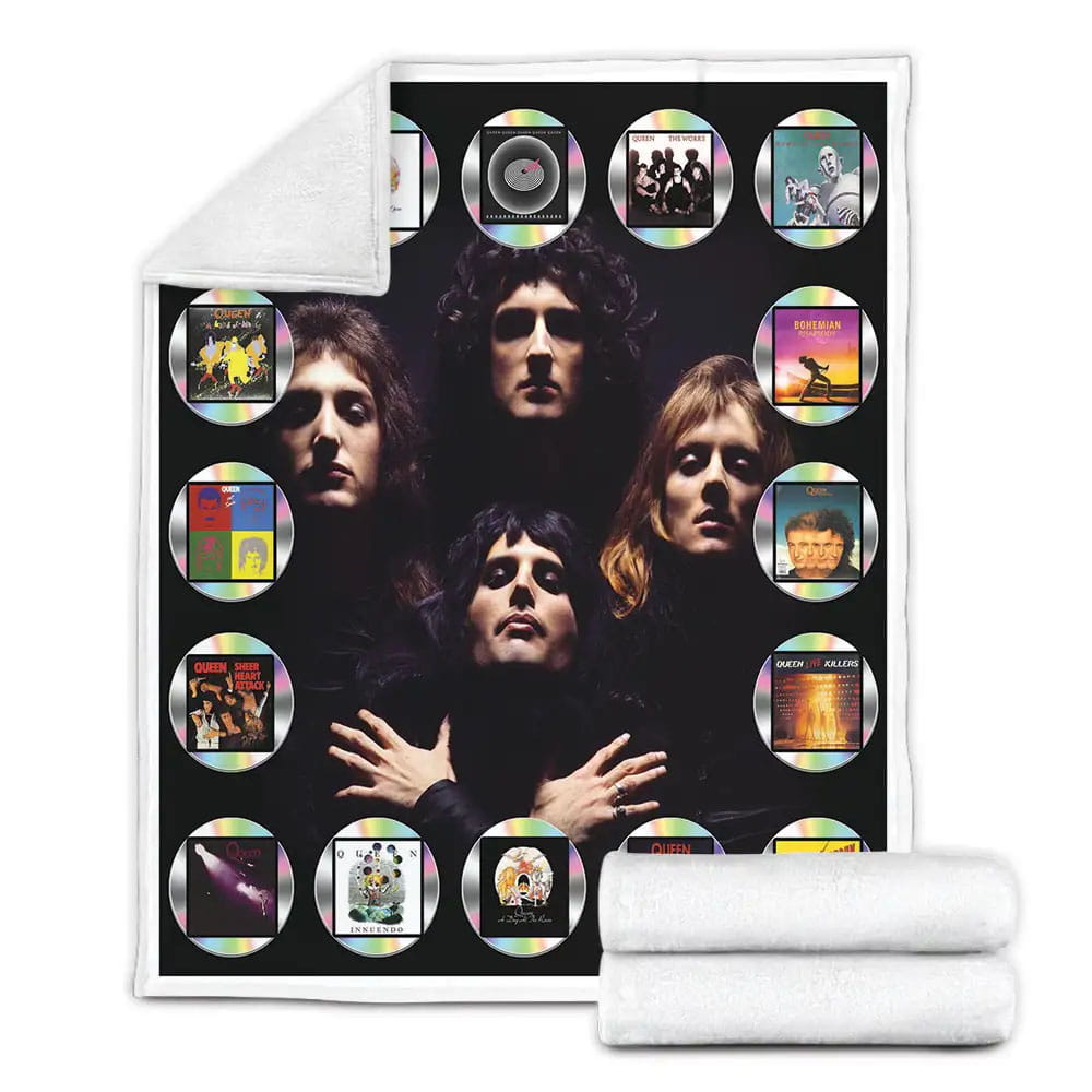 Queen Version 5 Fleece Blanket Gift For Birthday Halloween Christmas