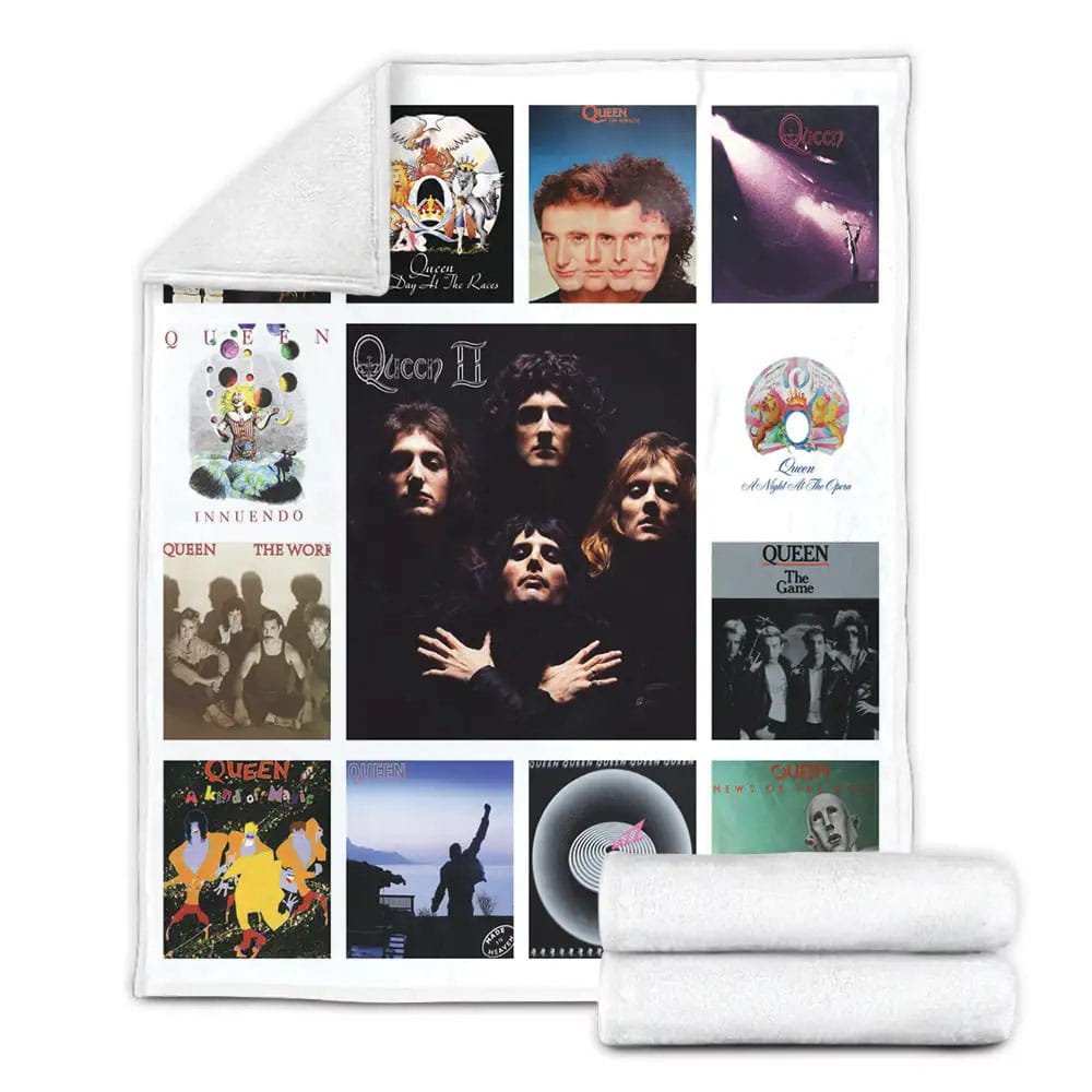 Queen Fleece Blanket Gift For Mothers Day Fathers Day