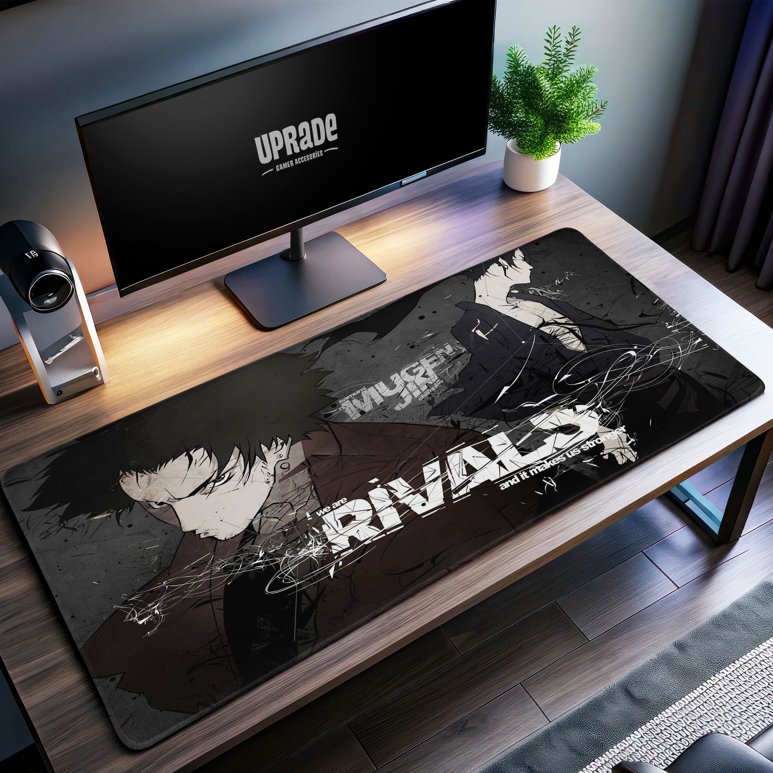 Allleftout Rivals Desk Mat, Samurai Champloo Mouse Pad