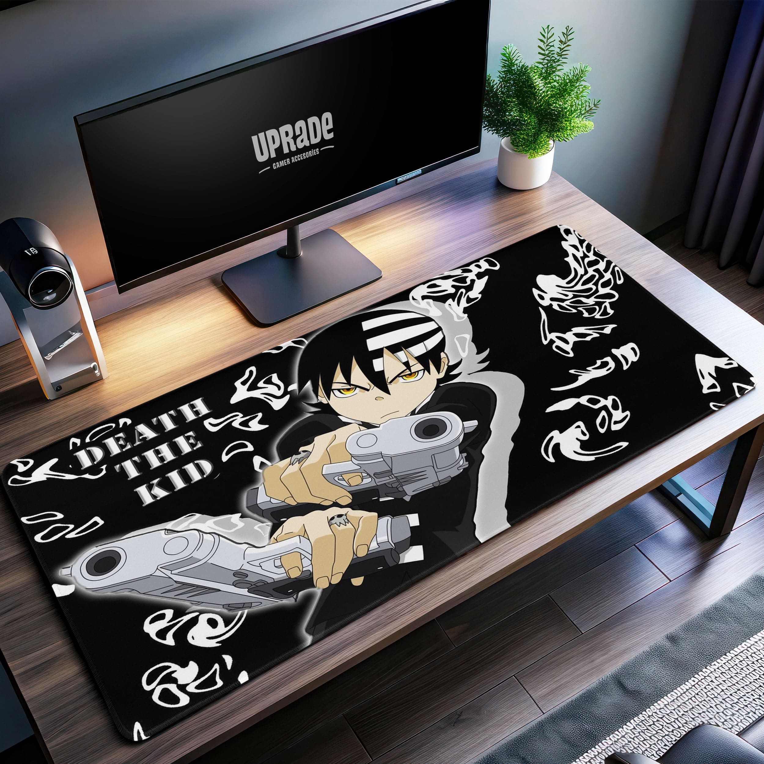 Allleftout Death The Kid Desk Mat, Soul Eater Mouse Pad