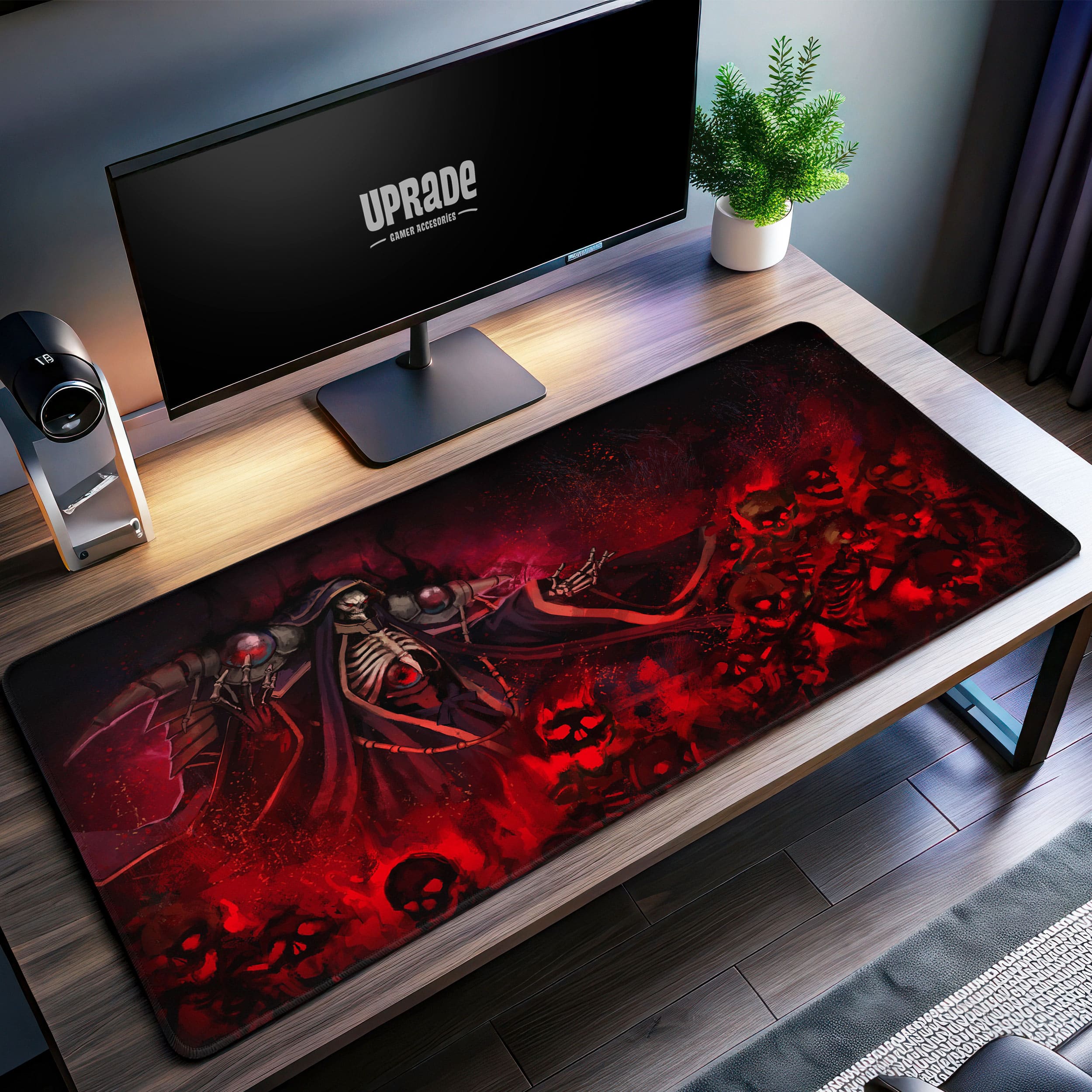 Allleftout Deathly Command Desk Mat, Overlord Mouse Pad