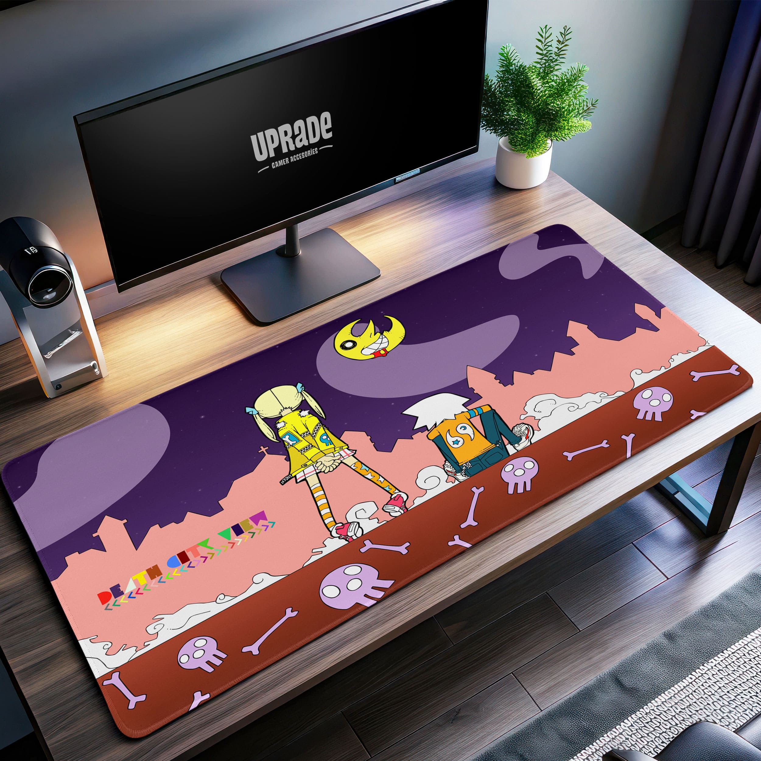 Allleftout Soul Eater Duo Desk Mat, Maka And Soul Mouse Pad
