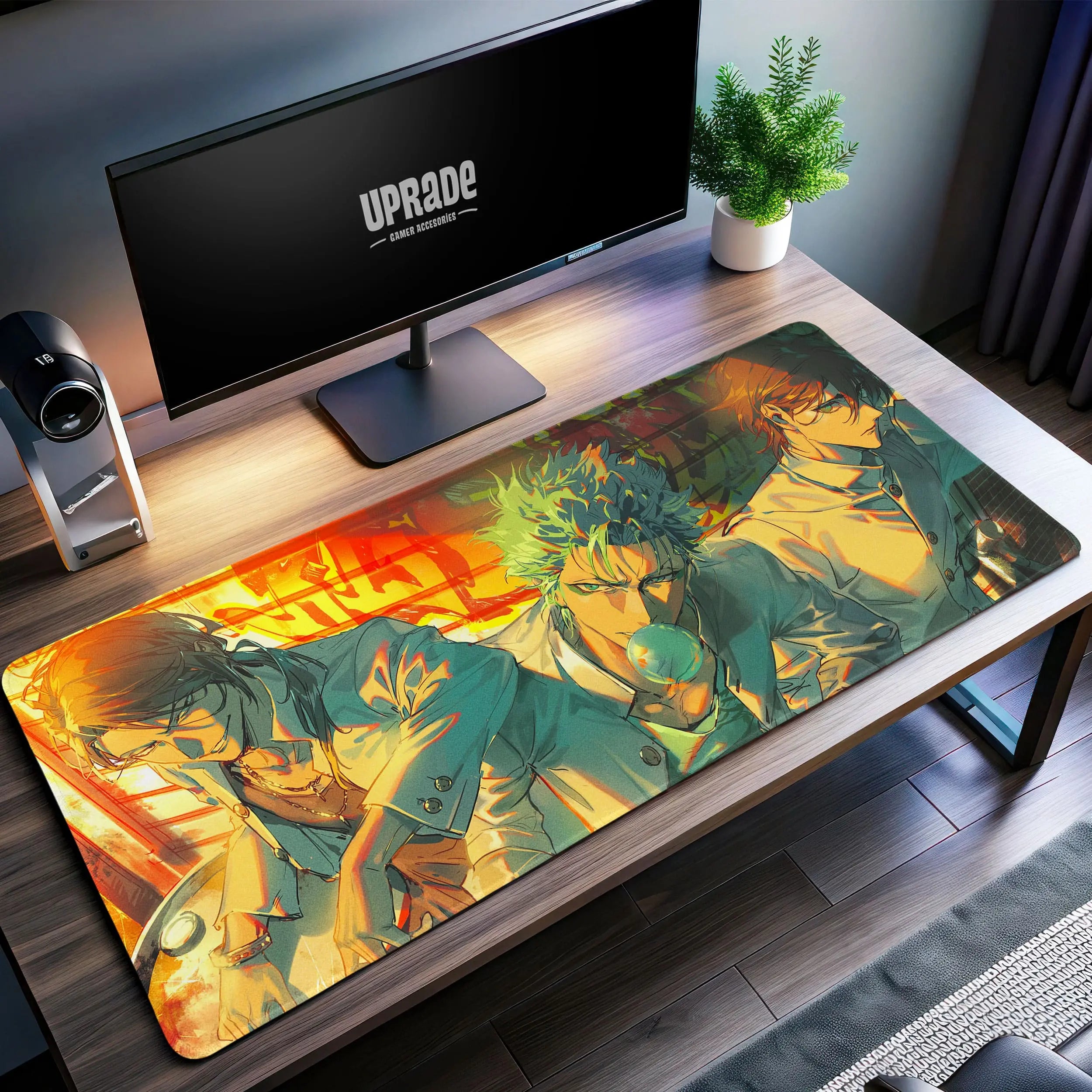 Allleftout Bleach Espada Trio Desk Mat, Grimmjow And Aizen Mouse Pad