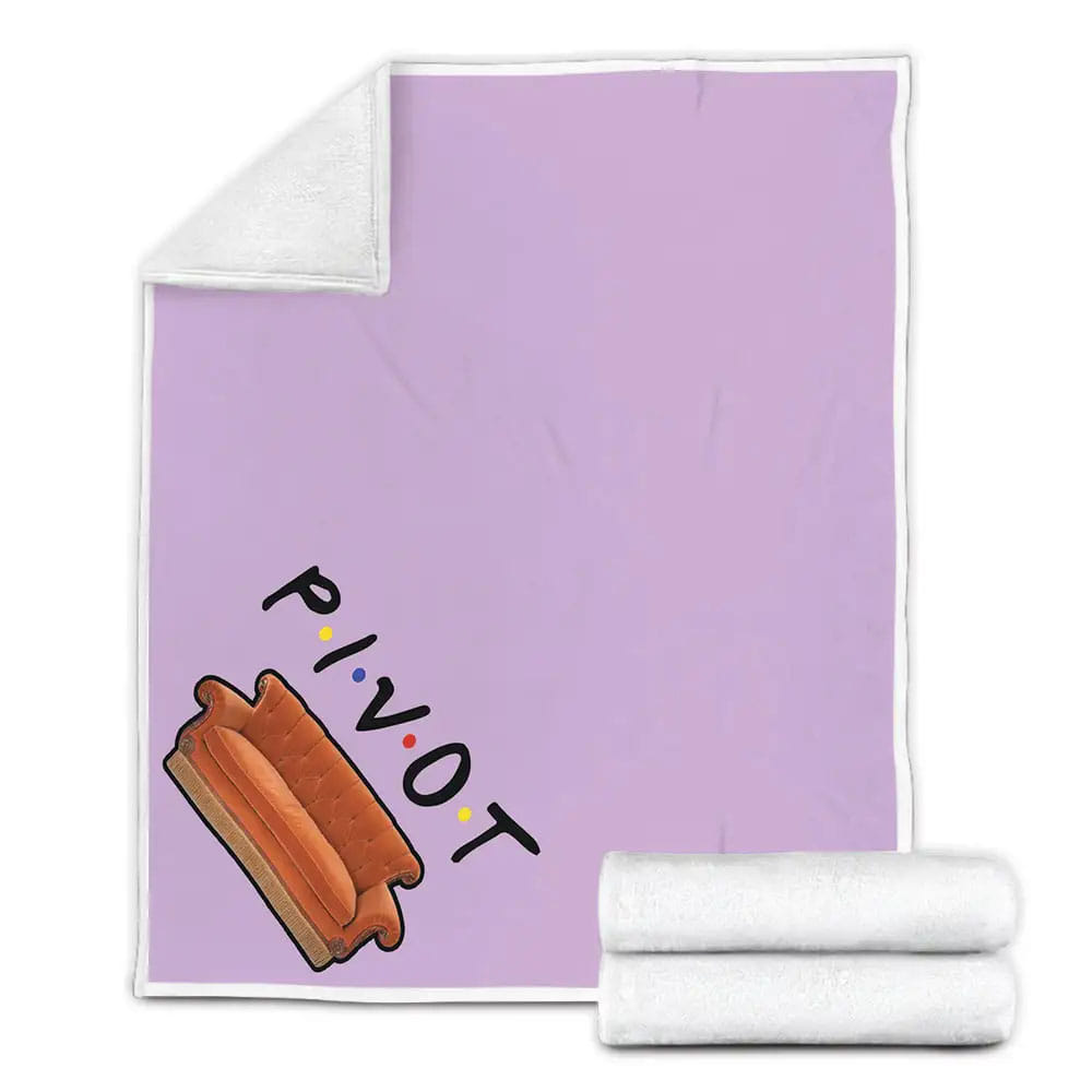 Friends PIVOT Fleece Blanket Gift For Wife Husband