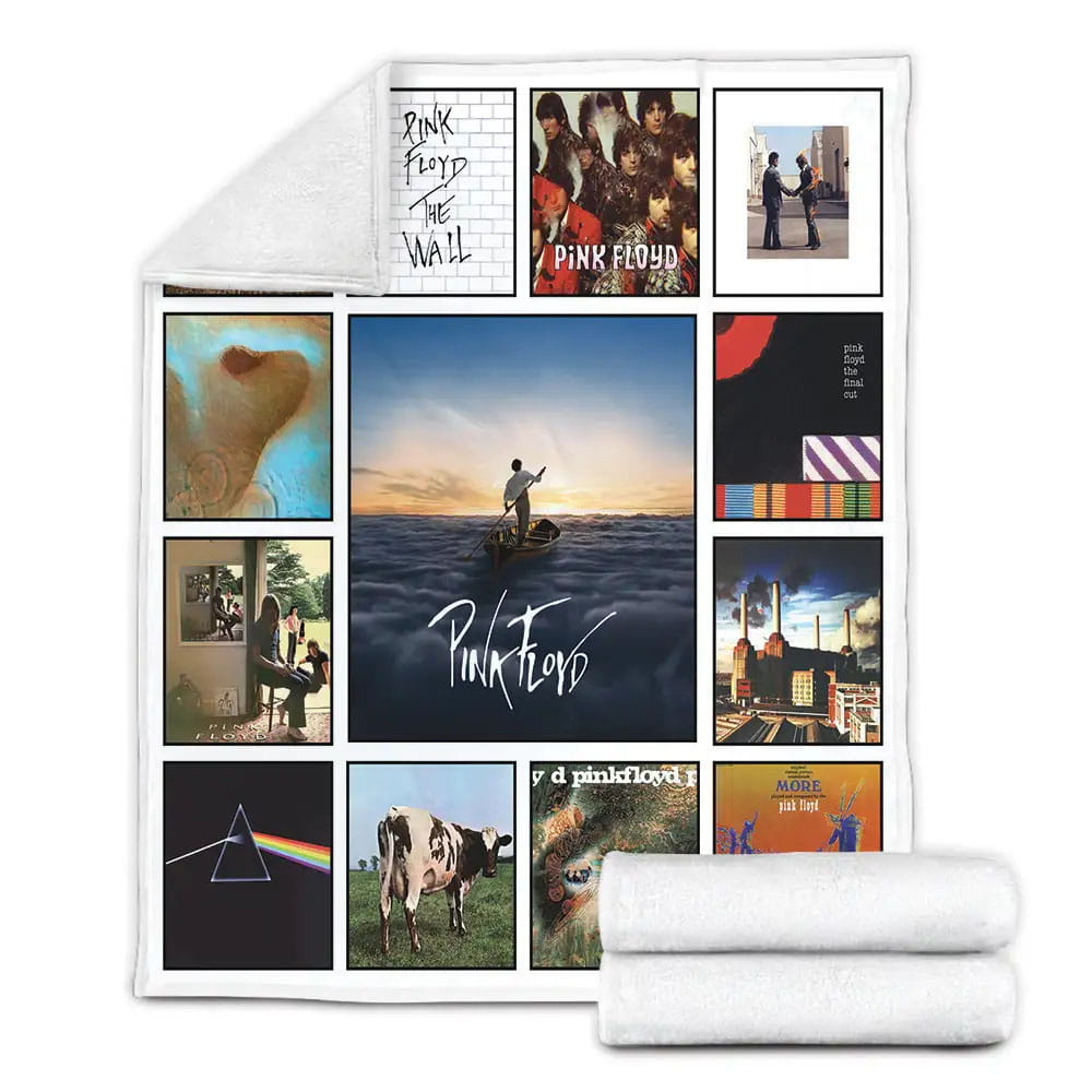 Pink Floyd Album Fleece Blanket Gift For Birthday Halloween Christmas