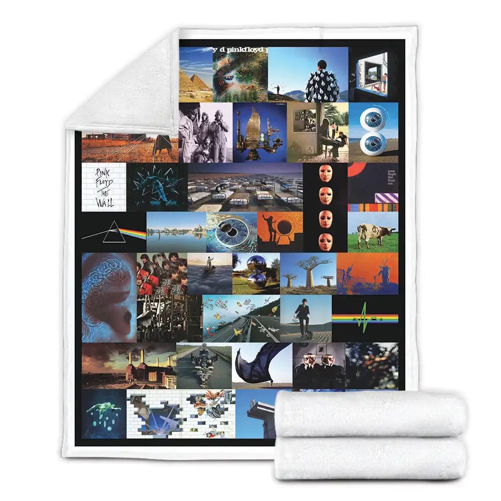 Pink Floyd Band Albums Fleece Blanket Gift For Wife Husband