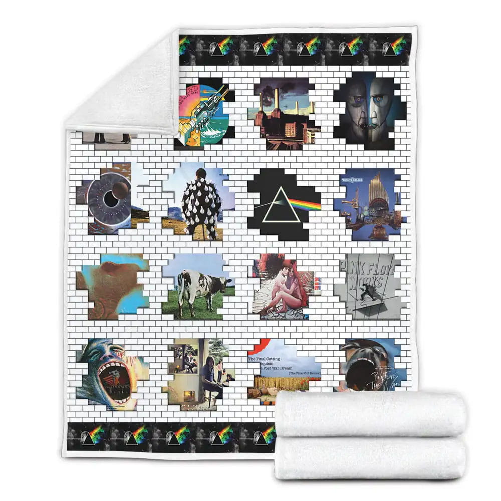 Pink Floyd Albums Fleece Blanket Gift For Besties