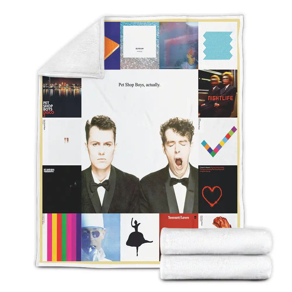 Pet Shop Boys Fleece Blanket Gift For Birthday Halloween Christmas