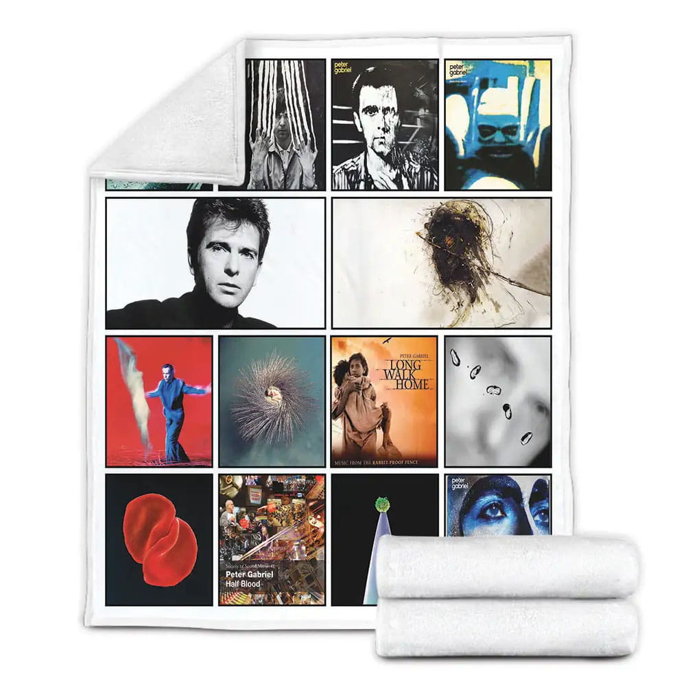 Peter Gabriel Album Covers Fleece Blanket Gift For Besties