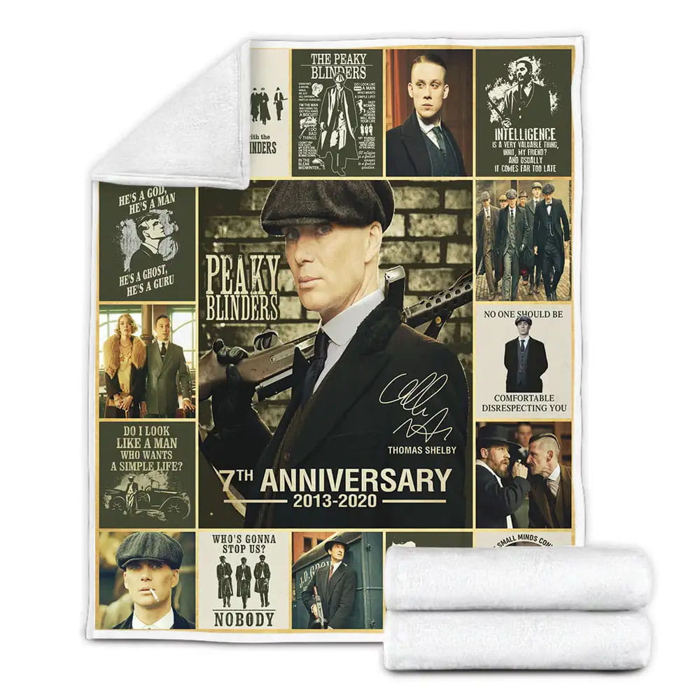 Peaky Blinders Fleece Blanket Gift For Besties