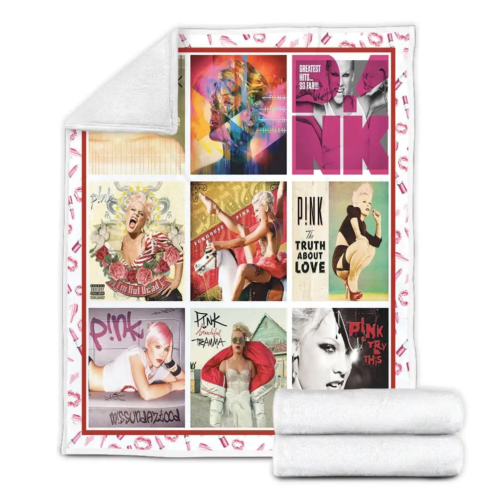 P!Nk Albums Fleece Blanket 