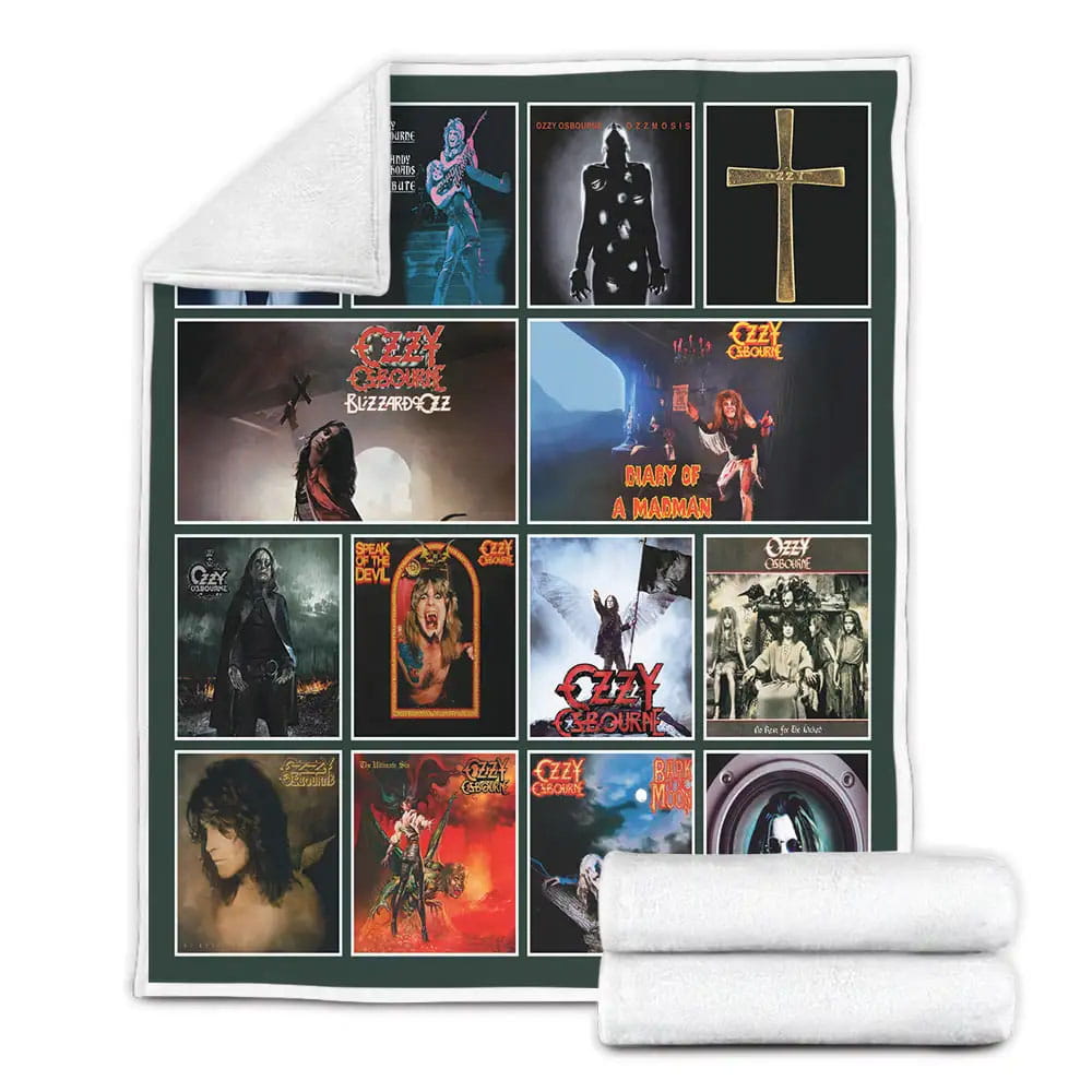 Ozzy Osbourne Fleece Blanket Gift For Besties
