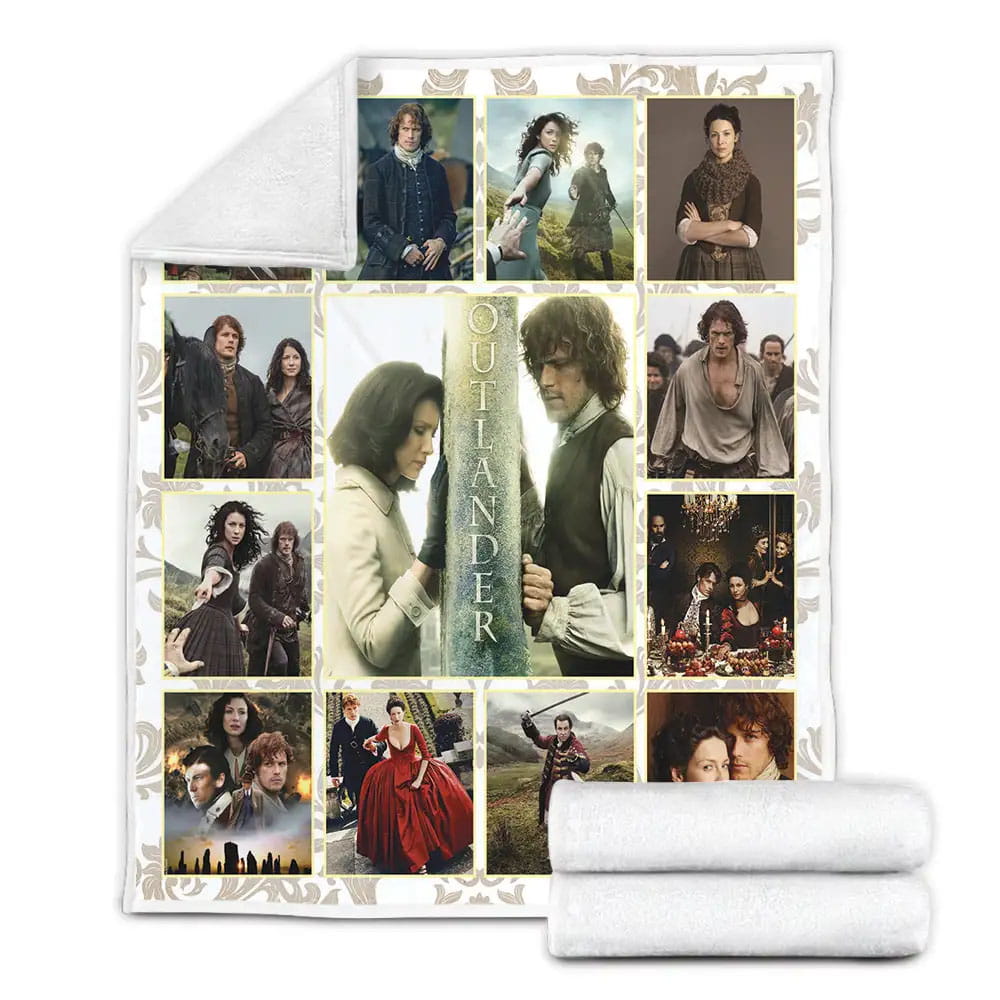 Outlander Best Images Fleece Blanket Gift For Mothers Day Fathers Day