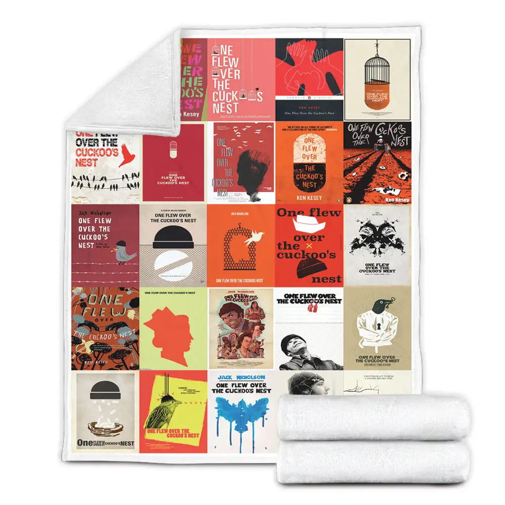 One Flew Over The Cuckoos Nest Fleece Blanket Gift For Mothers Day Fathers Day