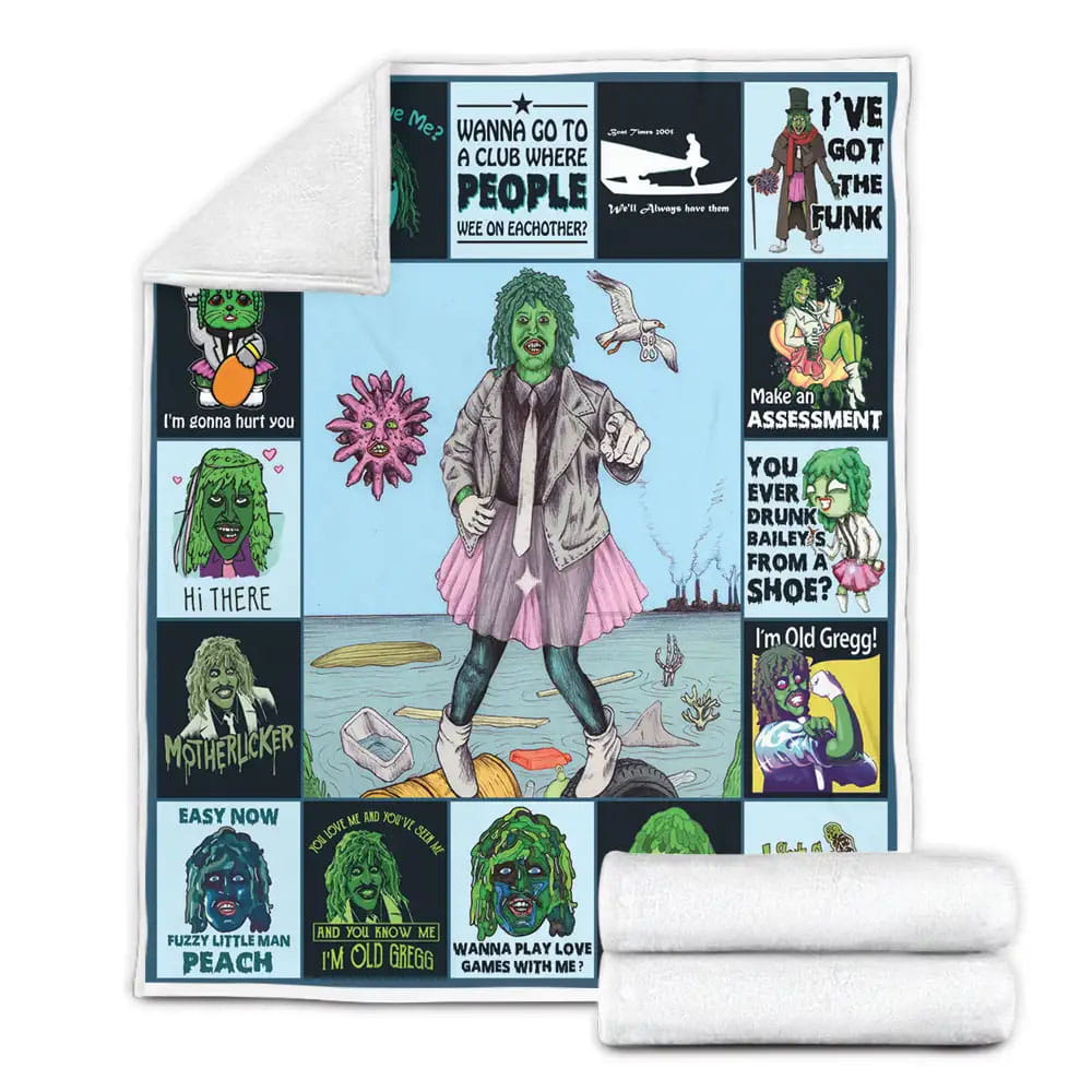 Old Gregg Fleece Blanket Gift For Wife Husband