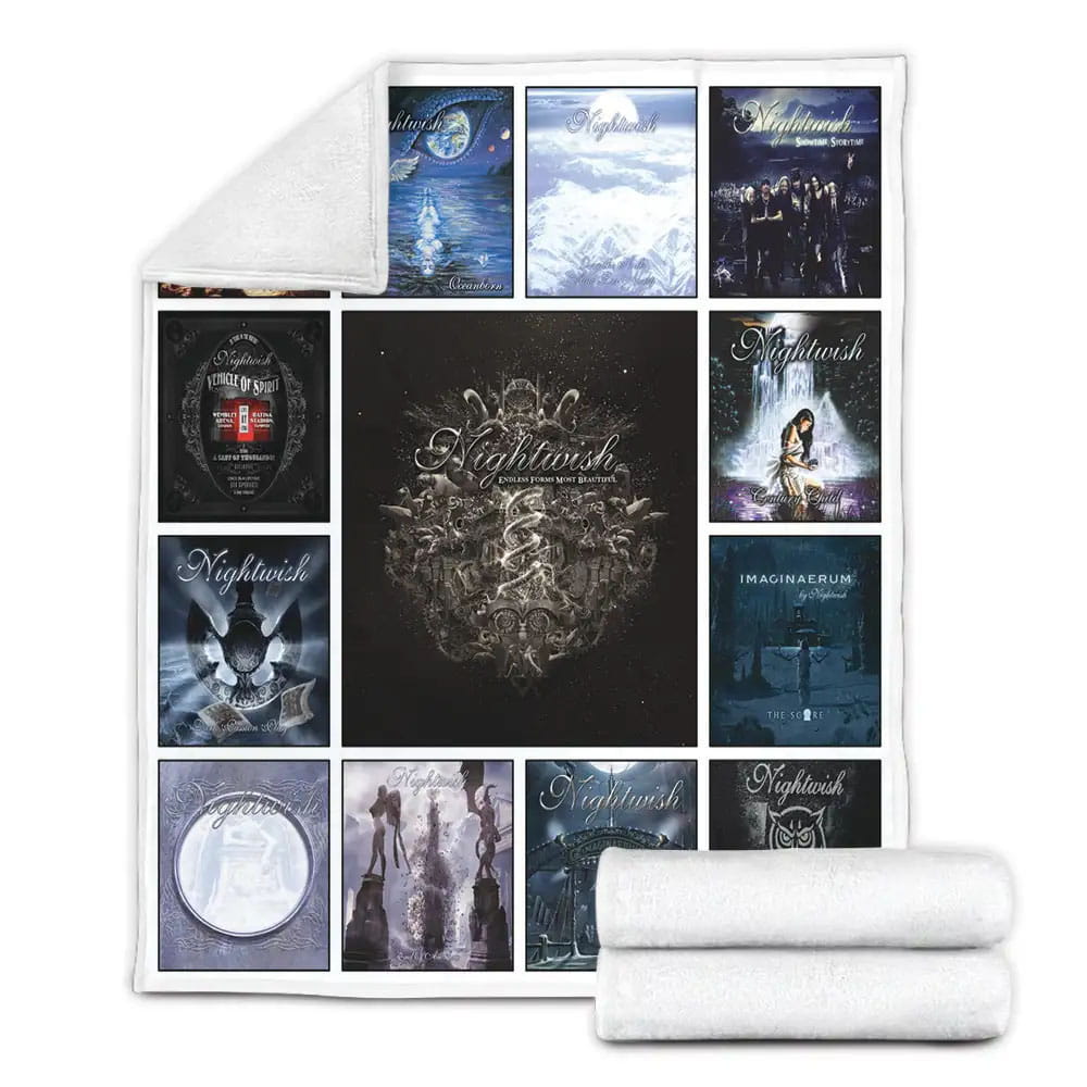 Nightwish Fleece Blanket Gift For Wife Husband