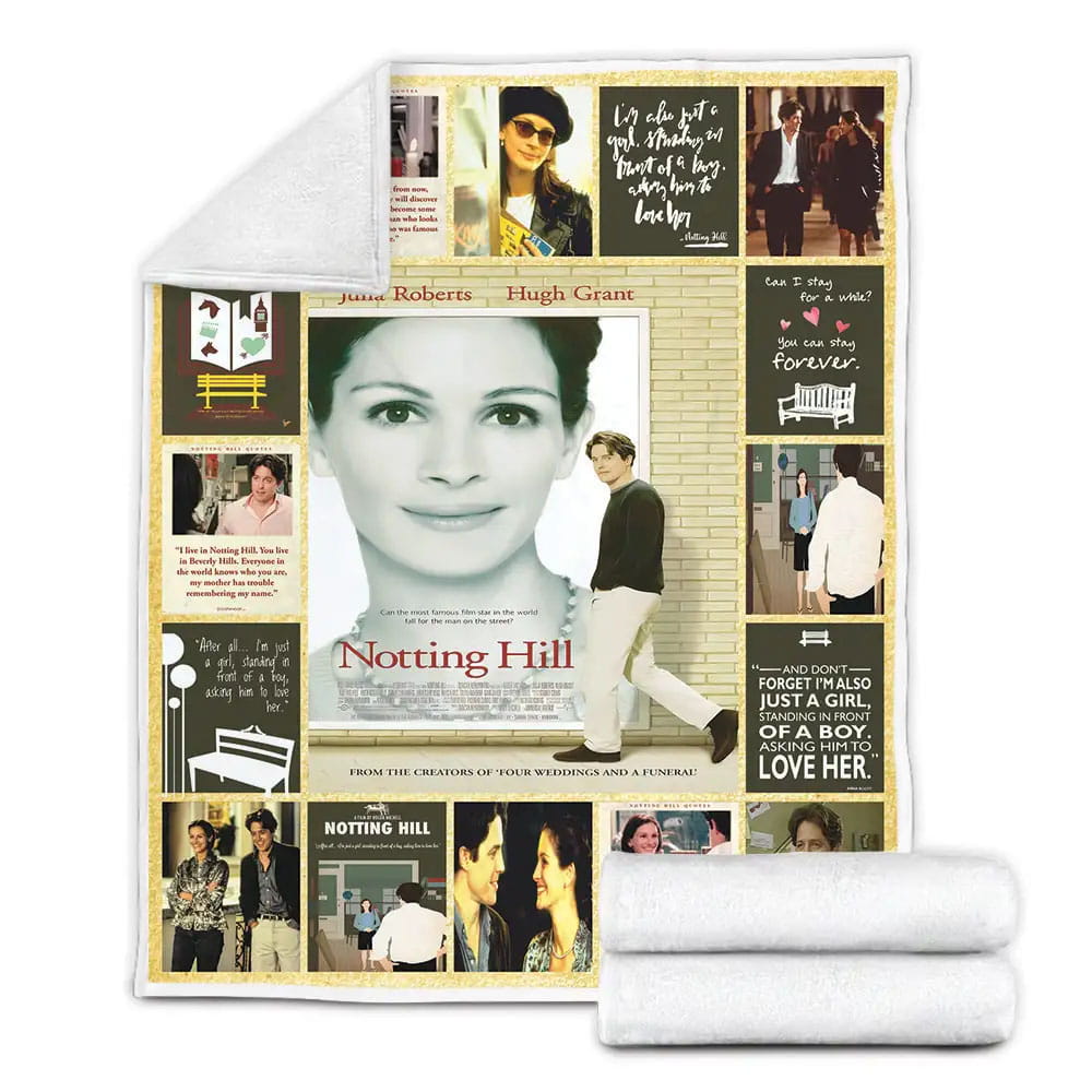 Notting Hill Fleece Blanket Gift For Besties