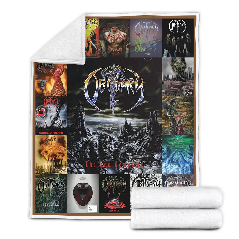 Obituary Albums Fleece Blanket Gift For Besties