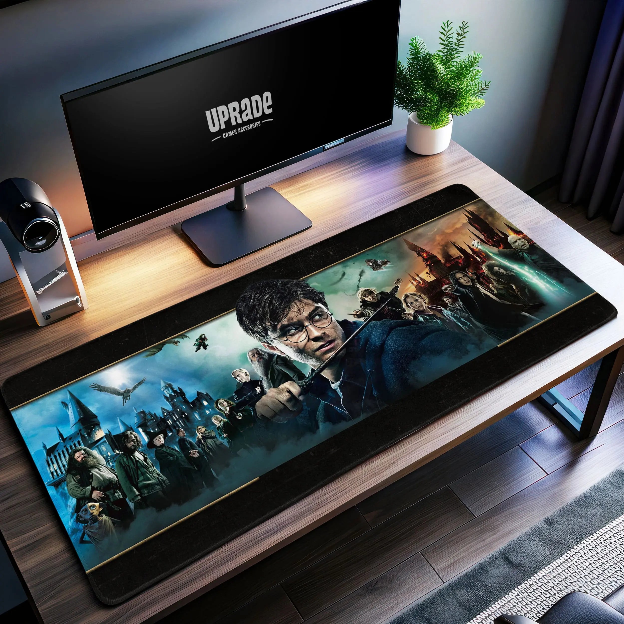 Allleftout Harry Potter Battle Desk Mat, Wizarding World Mouse Pad