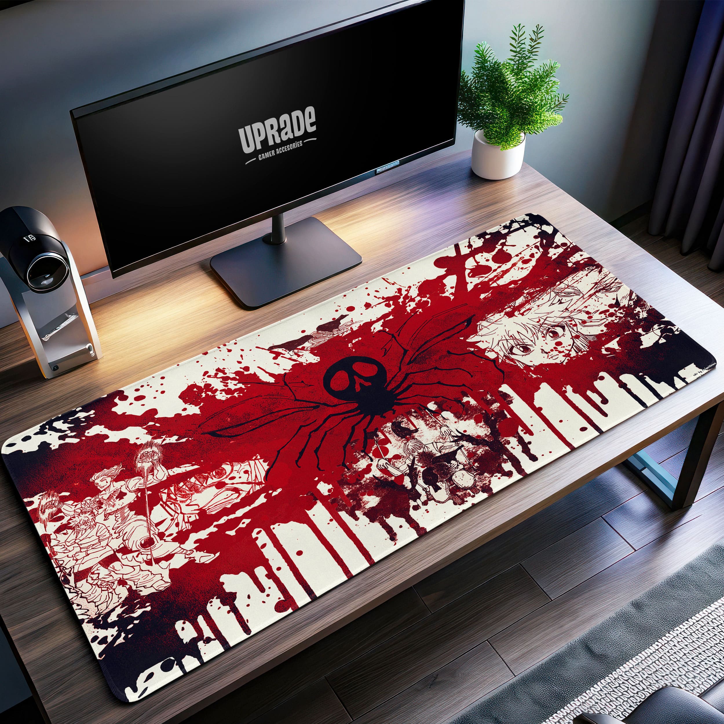 Allleftout Phantom Blood Desk Mat, Hunter X Hunter Mouse Pad