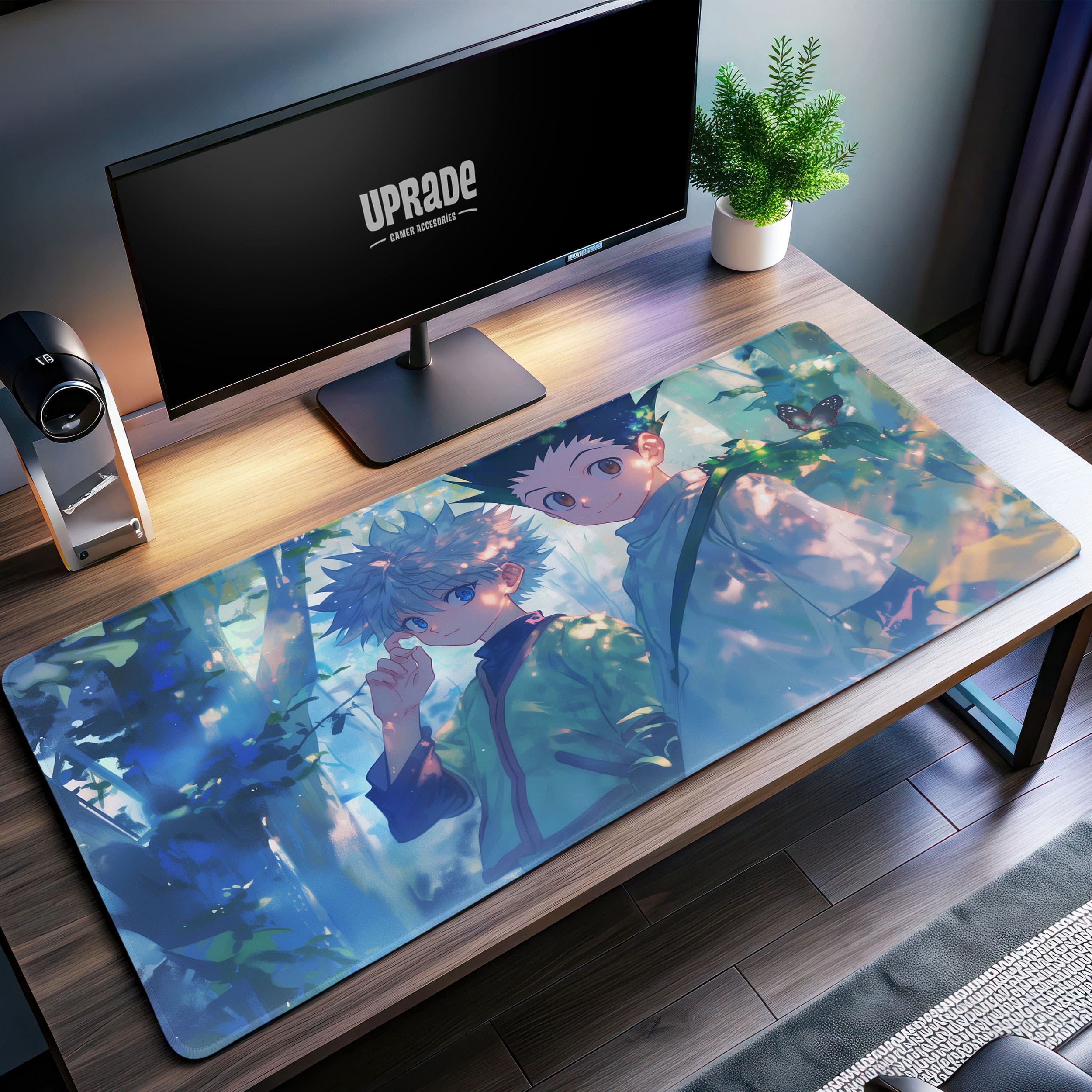 Allleftout Forest Journey Desk Mat, Hunter X Hunter Mouse Pad