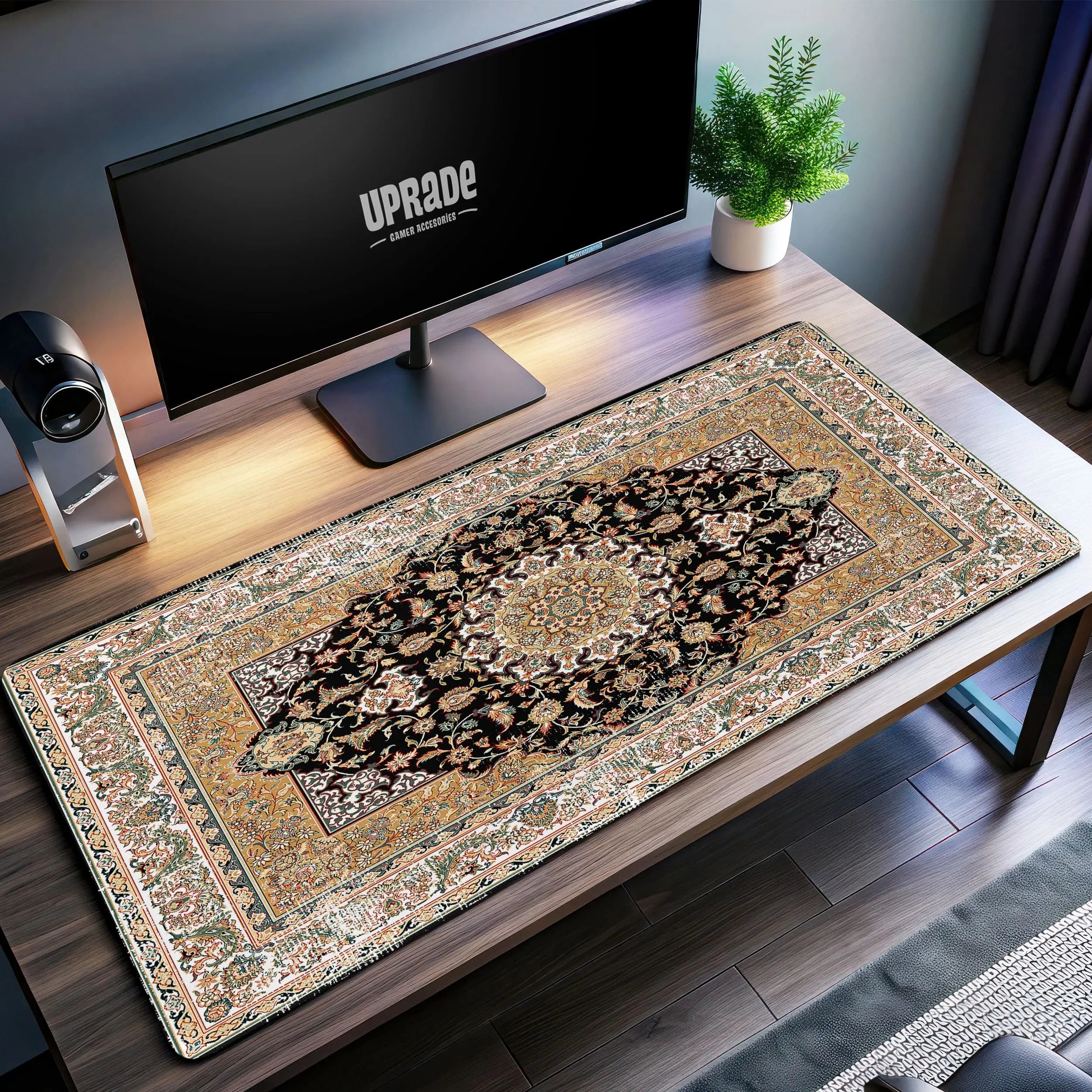Allleftout Classic Persian Desk Mat, Oriental Rug Mouse Pad