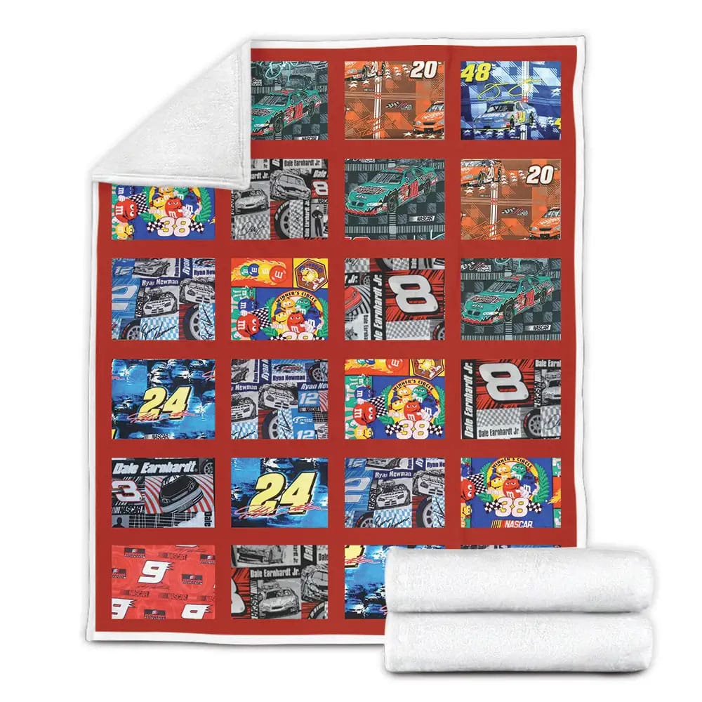 Nascar Fleece Blanket Gift For Besties